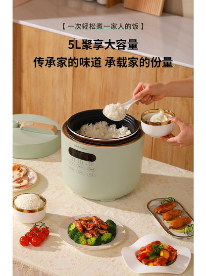 Royalstar Electric Pressure Cooker Household 5L Large Capacity Single and Double Bile Ball Kettle Multi-function Electric Cooker