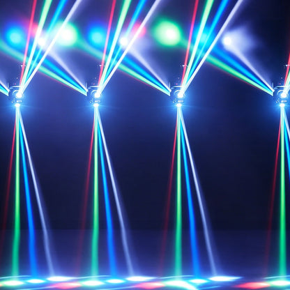 Mini Moving Head Light DMX Sound Control Remote for Disco DJ Strong Beam Wedding Event Lighting Home Party Decoration