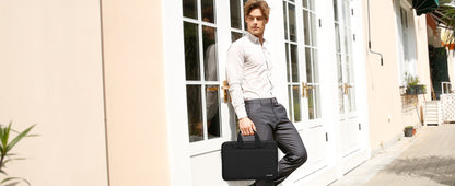 Laptop Briefcase Bag for 2025 MacBook Air Pro M5 M4 M3 M2 M1 13 13.3 14 15 15.6 16 inch HP Dell Lenovo Asus Notebook Sleeve Case