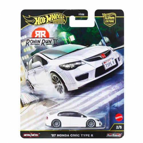 Original Hot Wheels Premium 1/64 Car Culture Ronin Run 2 Gold Label Car Honda Mazda Nissan Toyota Fpy86 Brinquedos de Veículos Fundidos Presente