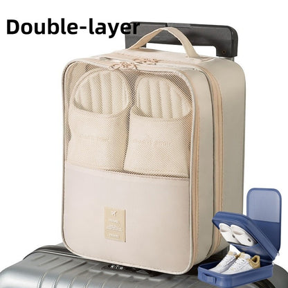 High Quality Portable Travel Shoe Bag Underwear Clothes Bags Double/Single Layer Organizer Storage Multifunction Accessories