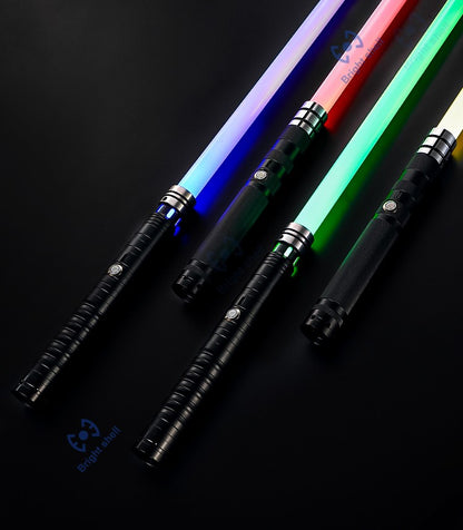 Metal Lightsaber Sword Toys RGB Light Saber 15Color Change Kids Soundfonts Force FX FOC Blaster Toys Jedi Sword Gift