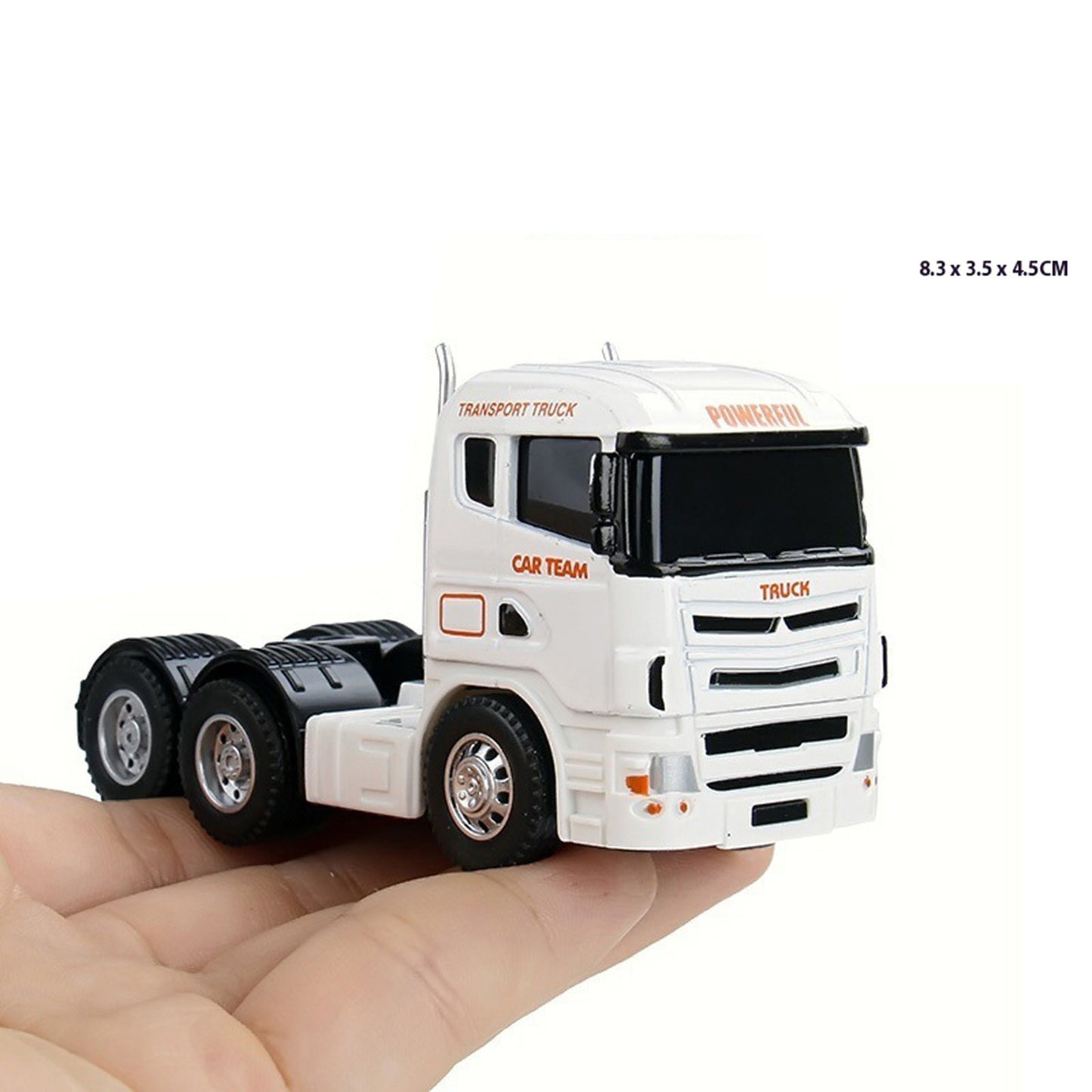 Minicaminhão de Reboque de Contêiner 1:64 Brinquedo Modelo de Liga Série de Carros Diecast com Veículos de Metal de Fricção Modelo Clássico Presente Infantil