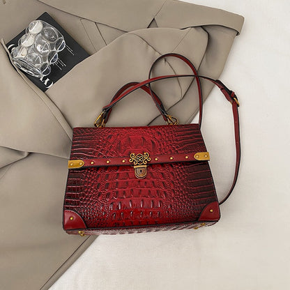 Luxury Purple Handbag Classic Women Bag 2025 New Designer Shoulder Bag High Quality Solid Pu Leather Crossbody Small Square Bag