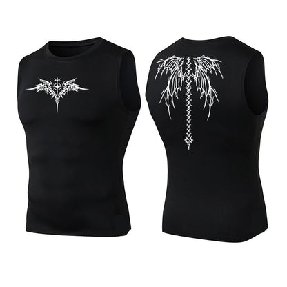 Ionic Shaping Vest For Men Ice-Silk Slimming Vest Body Shaper Compression Shirts Tank Top Tummy Control Sleeveles Fitness Shirts