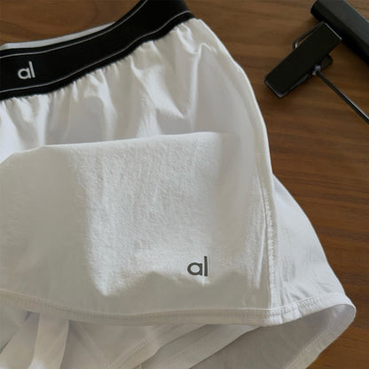 A* Yoga High-end Moisture Wicking Water-cooled Tennis Skirt Women's Quick-drying Breathable Double-layer Sports Pants Skirt