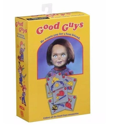 Real Genuine Limit Cheap Sale NECA GOOD GUYS CHUCKY Halloween Day Horror Doll PVC Figure Collectible Model Toy 15cm