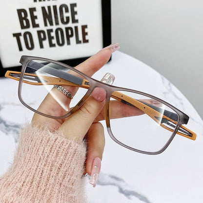Unisex Ultralight Silicone TR Sports Myopia Glasses Anti Blue Light Men Basketball Anti-Shedding Eyewear Prescription Eyeglasses