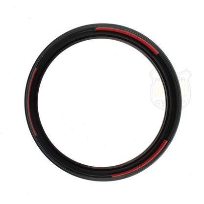Motorcycle Speedometer Trim Bezel Trim Ring Aluminum For Harley Sportster 883 1200 Dyna Street Bob Low Rider Black/Chrome