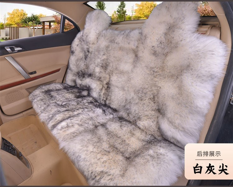 1 Peça Quente Pelúcia Capas de Assento de Carro Universal Longa Lã de Pelo Capa de Assento Dianteiro de Carro Protetor Almofada Tapete para Acessórios de Carro Almofada de Assento de Carro