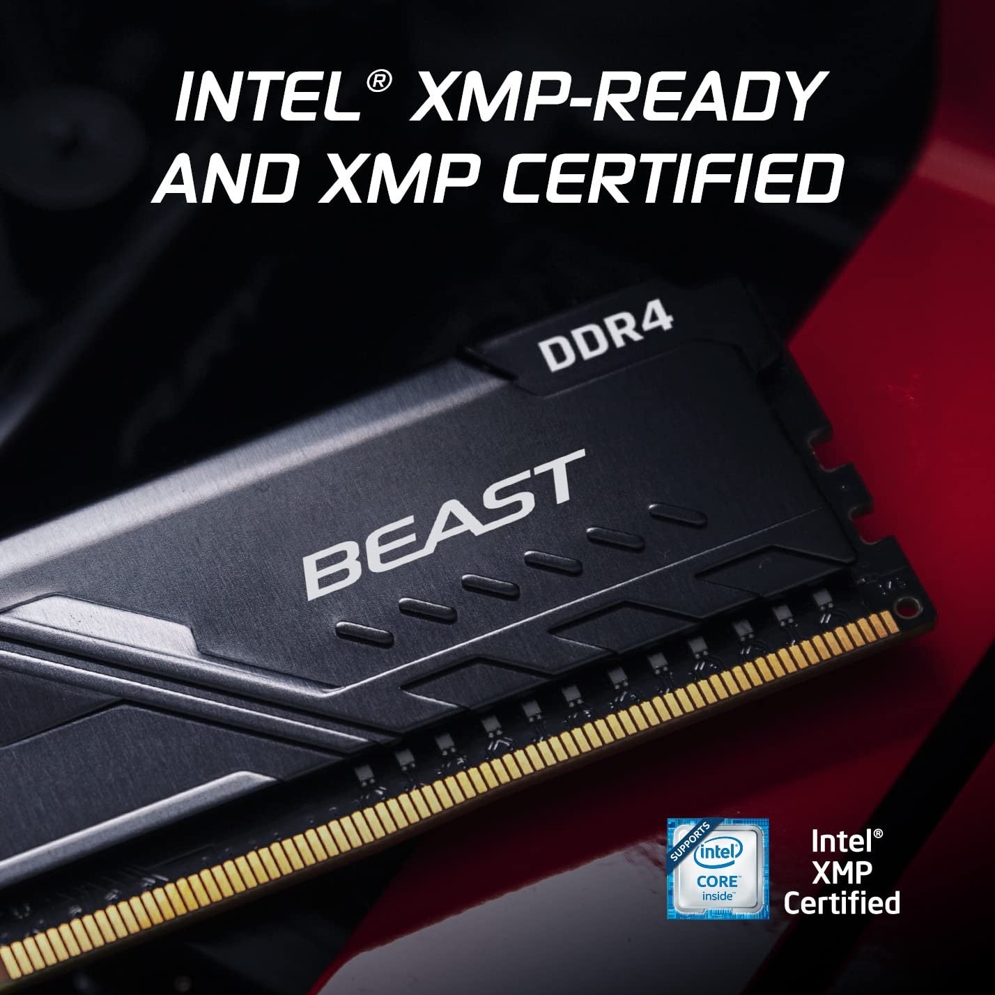 Kingston Fury Beast DDR4 8G 16G 32GB 3600 3200Mhz RAM PC Memory 288Pin XMP2.0 Heatsink For Desktop AMD or INTEL Motherboard