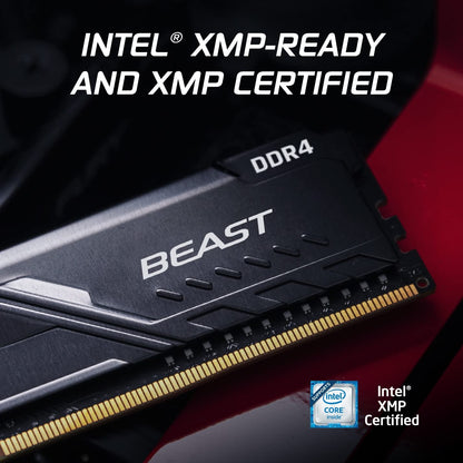 Kingston Fury Beast DDR4 8G 16G 32GB 3600 3200Mhz RAM PC Memory 288Pin XMP2.0 Heatsink For Desktop AMD or INTEL Motherboard