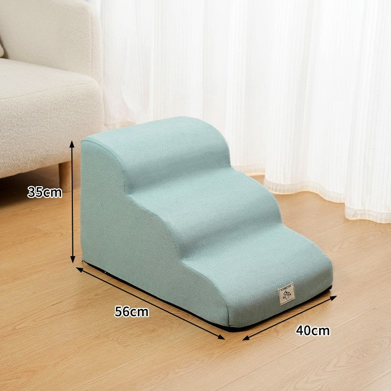 Rampa Escada Antiderrapante para Cães e Gatos, Esponja de Espuma de Memória, Sofá para Cães Idosos, Removível e Lavável, Escadas para Animais de Estimação, Suprimentos para Animais de Estimação