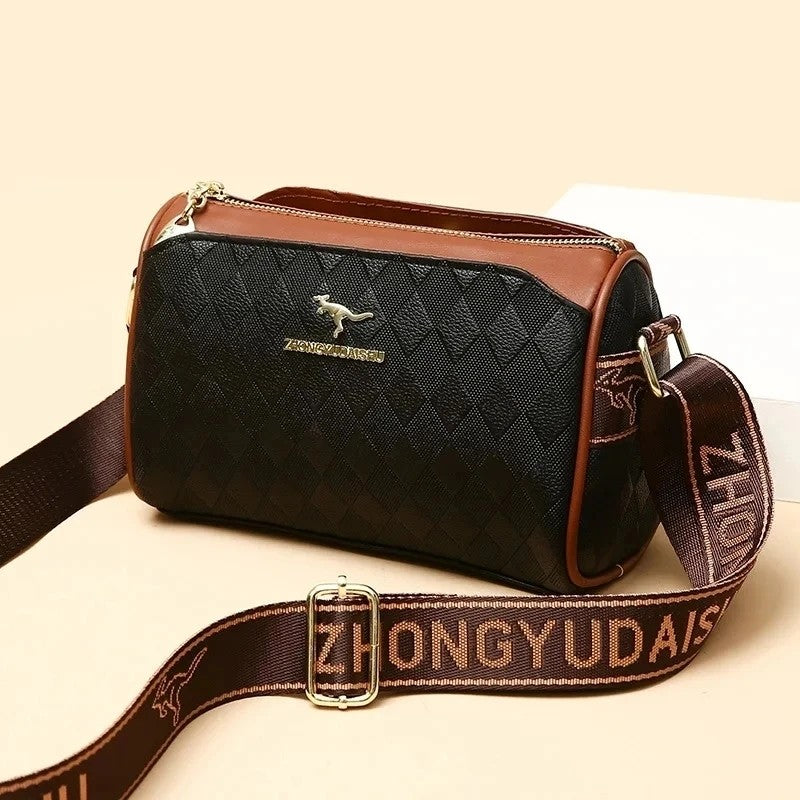 New Luxury High Quality Women Messenger Bag Famous Designer Lady Shoulder Bags Fashionable Checkered Trendy Crossbody Sac A Main