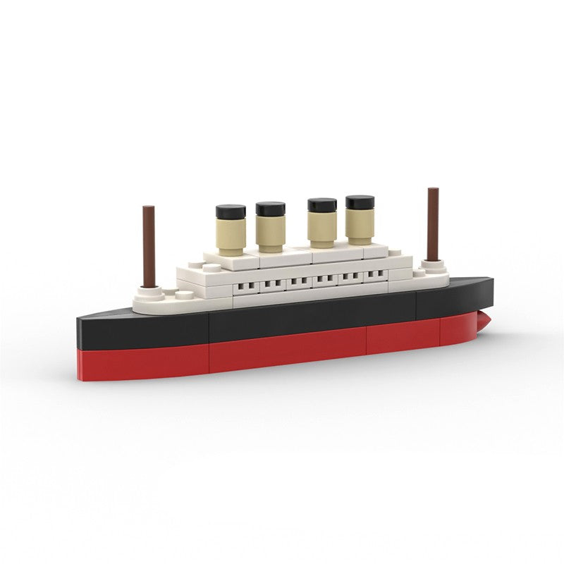 Titanic Parte ao Meio RMS Cruzeiro Naufragado Blocos de Montar Moc Navio Barco Modelo Plástico 3D DIY Barco a Vapor Presentes Brinquedos Infantis Filme da Cidade