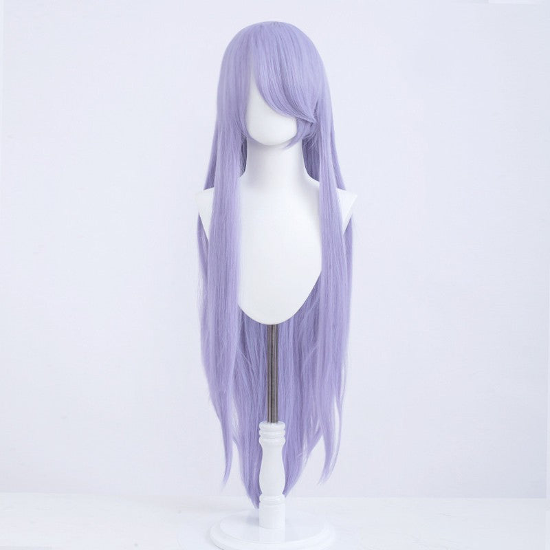 Halloween Cosplay Anime Party Fancy Wig Costume Wig 100cm Long Straight Heat Resistant Synthetic Hair Anime Colored Hair