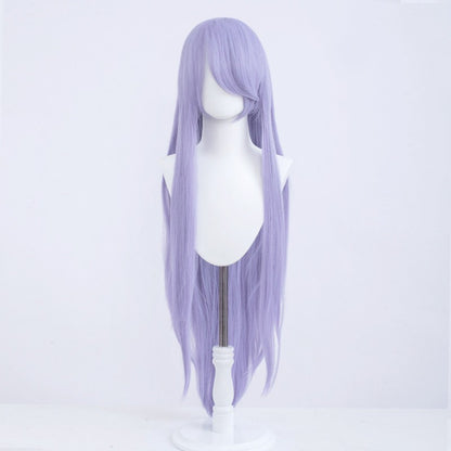 Halloween Cosplay Anime Party Fancy Wig Costume Wig 100cm Long Straight Heat Resistant Synthetic Hair Anime Colored Hair