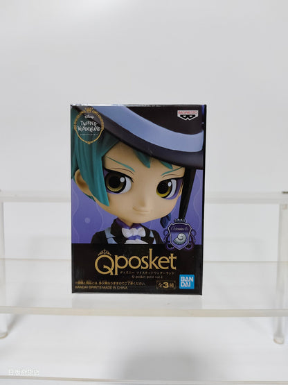 Genuine Bandai Q posket Series Disney Twisted Leona Jack Ruggie Wonderland Azul Ashengrotto Colecionáveis Brinquedos de Modelo Presente