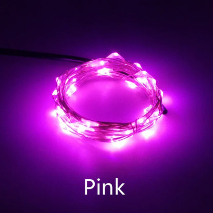 IP65 LED Copper Wire Fairy Lights DC 12V Powered Flexible String 5M 50Lamp 10M 100Lamps for Indoor Outdoor Party Festival Decor
