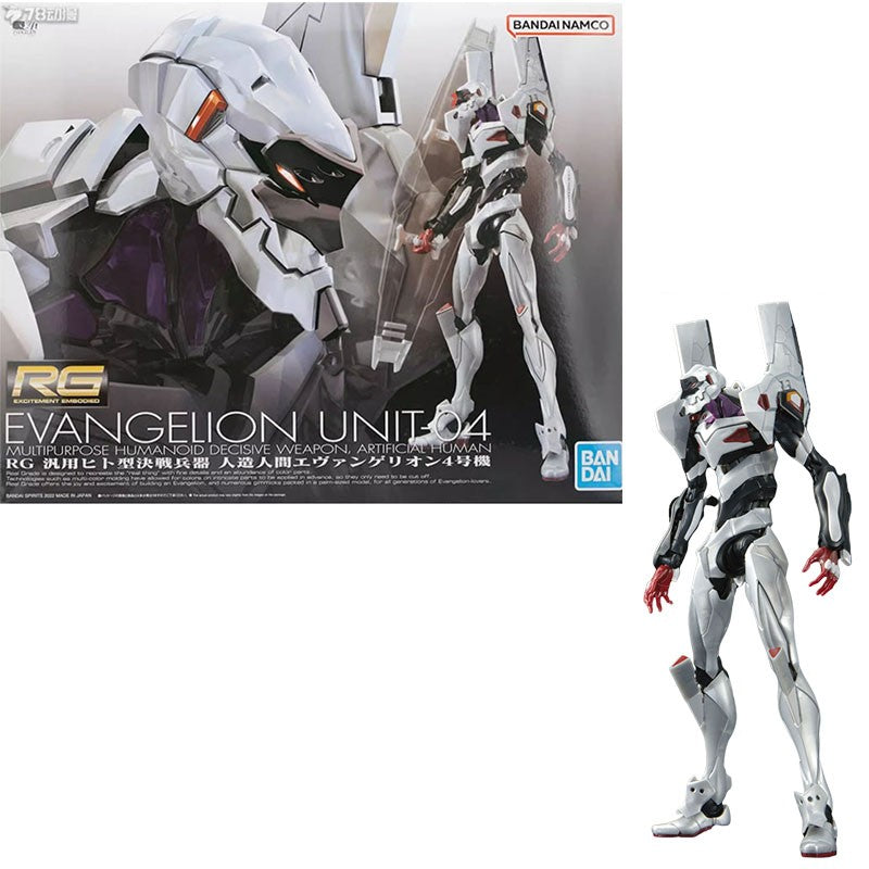 Bandai Genuíno RG EVANGELION UNIDADE-00/01/02/03/04/06/08a CONJUNTO DE ARMAS Anime Boneco de Ação Modelo de Montagem Colecionável Brinquedos Infantis