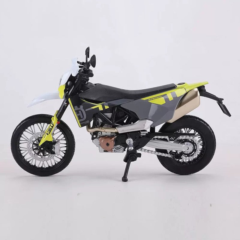 Maisto Escala 1/12 2023 Husqvarna 701 Moto Modelo de Carro de Simulação em Liga Clássicos Presente de Lembrança para Adultos Exposição Estática