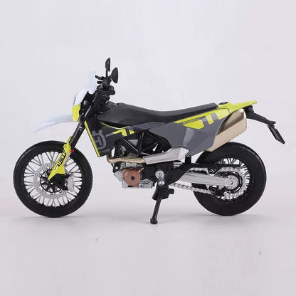 Maisto Escala 1/12 2023 Husqvarna 701 Moto Modelo de Carro de Simulação em Liga Clássicos Presente de Lembrança para Adultos Exposição Estática