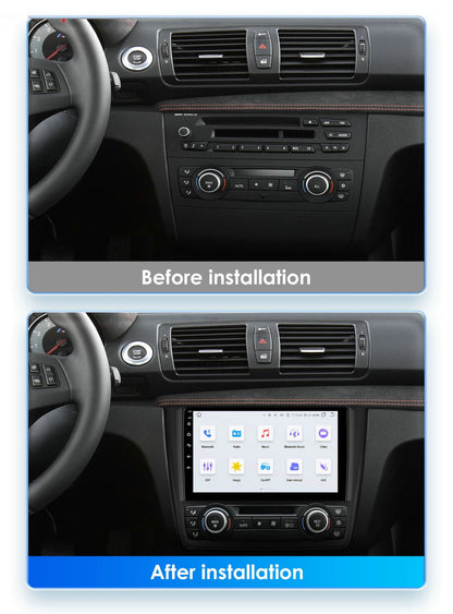 Carplay 4G Android 13 Car Radio for BMW 1 Series E81 E82 E87 E88 AT MT Auto Manual Multimedia Player Nav GPS 2Din Stereo DSP RDS