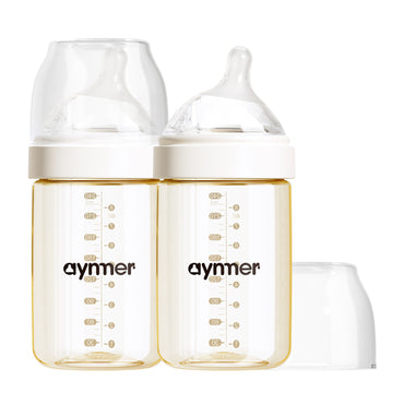 Newborn Baby Items Feeding Bottle 0-6 Months Anti Bloating Anti Spitting Choking Bebe Glass Baby Bottles 160ml Silicone Nipple