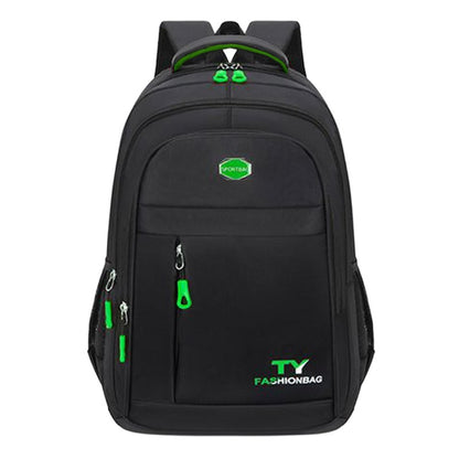 Mochila Unissex de Ombro Duplo - Cor Sólida - Viagens a Negócios, Viagens Profissionais, Deslocamentos Diários, Uso Casual