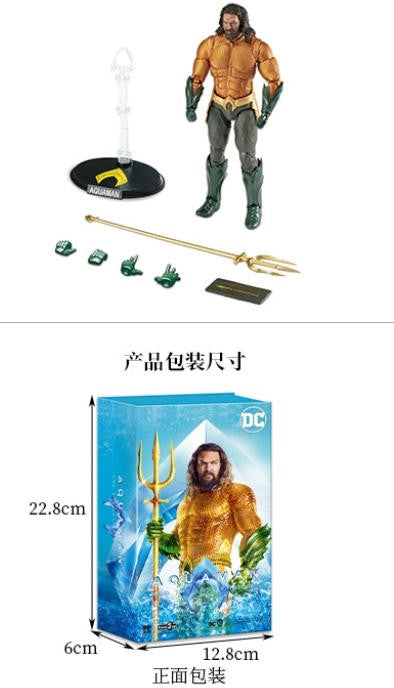 Fondjoy Original DC Movie Batman Joker Wonder Woman Superman Cyborg Harley Quinn 1/9 Articulated Action Figure Toys