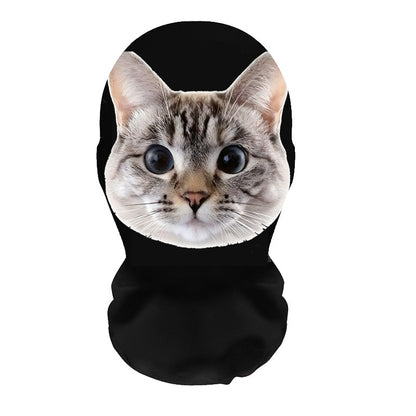 3D Funny Masks Seamless Mask Halloween Cosplay Mask Funny Face Printed Head Scarf Famous Person Ice Silk Sunscreen Head Mask