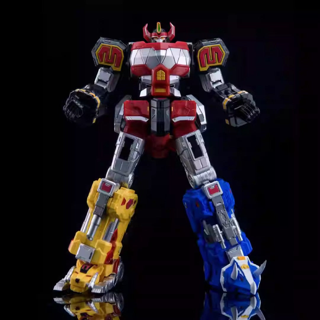 Pré-Venda Power Rangers Lucky Cat Micro Cosmos Mc-05 & Mc-03 Dragon King Caesar Action Figure Colecionável Modelo Montável