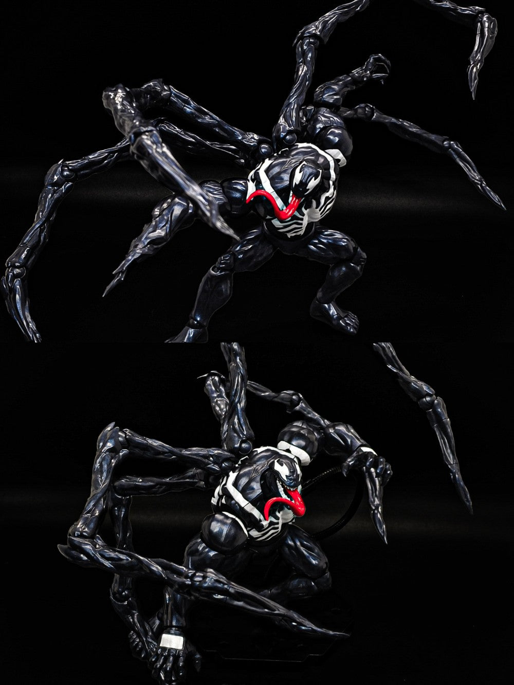 Em estoque Blokees Marvel Rivals Homem-Aranha Venom Campeão Classe Anime Boneco de Ação Figura Colecionável Modelo Presente Colecionáveis