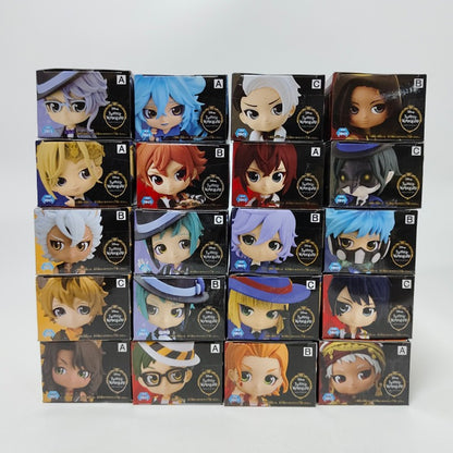 Genuine Bandai Q posket Series Disney Twisted Leona Jack Ruggie Wonderland Azul Ashengrotto Colecionáveis Brinquedos de Modelo Presente