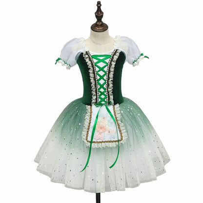 Children's ballet skirt, girls' dance skirt, campus dance program, ballet dancer costume, stage collective performance costume