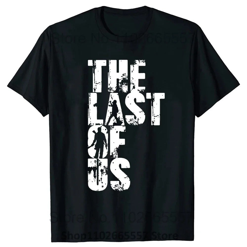 2025 The Last of Us T Shirt Men Punk Hip Hop Tees Top Summer Casual T-shirt Anime Graphic Tees Unisex Streetwear Male Ellie