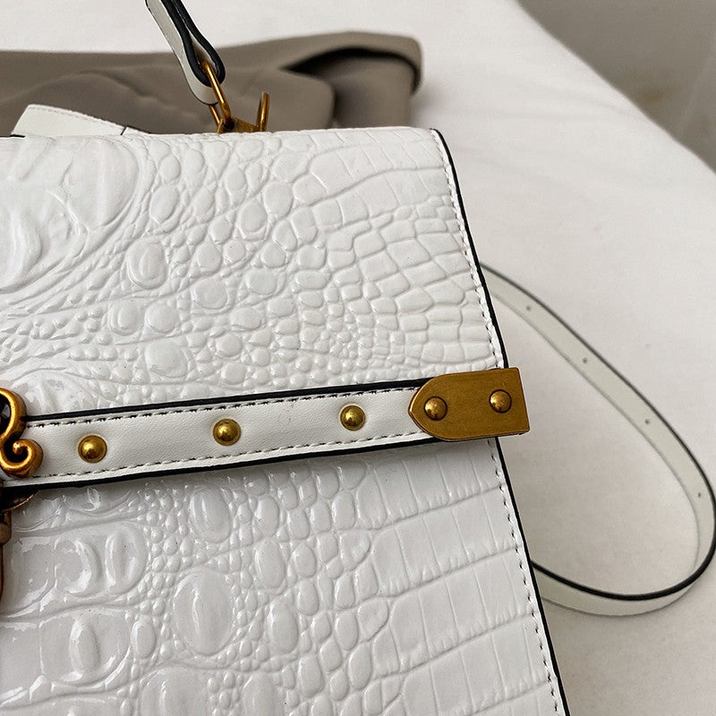 Luxury Purple Handbag Classic Women Bag 2025 New Designer Shoulder Bag High Quality Solid Pu Leather Crossbody Small Square Bag