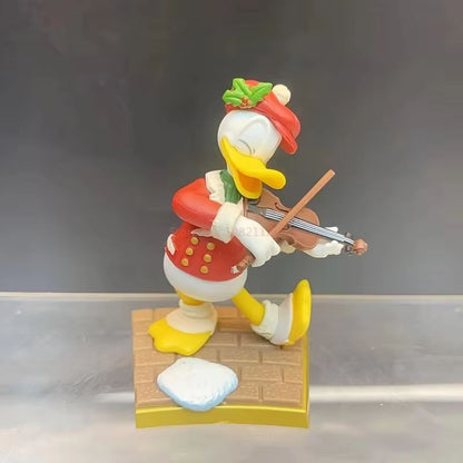 Nova Oferta Brinquedos Periféricos de Natal Limitados da Disney Kawaii Mickey Minnie Estatuetas Coleção Modelo Decoração de Mesa Presentes de Natal
