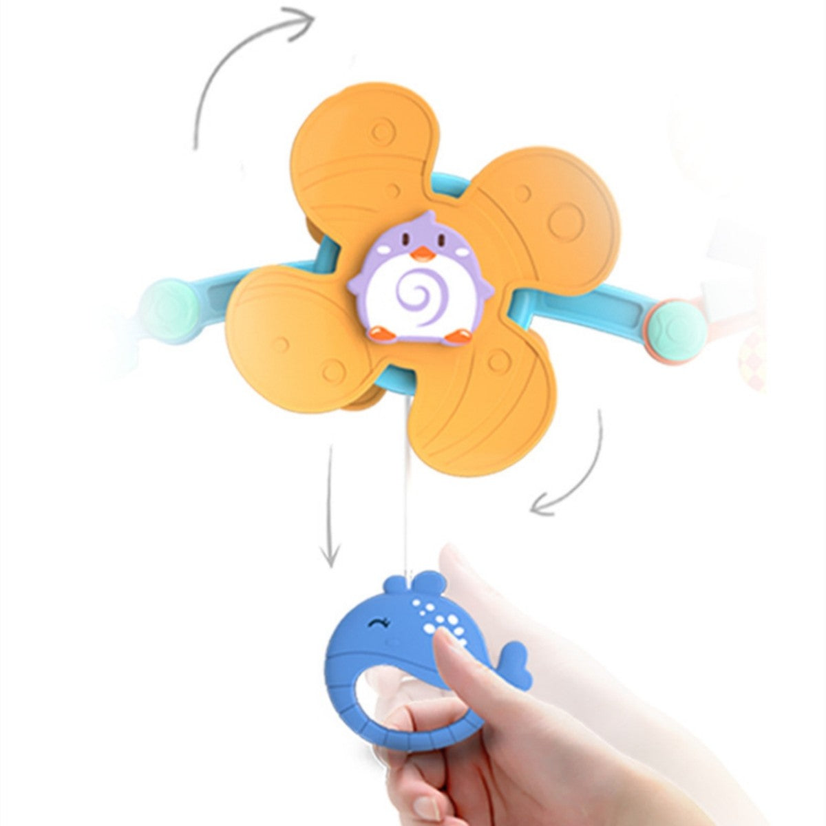 Hanging Bell Baby Stroller Bed Clip Safety Seat Hand Bell Pendant Colorful Multifunctional Soft Toys Stroller Mobile 0-12 Gift