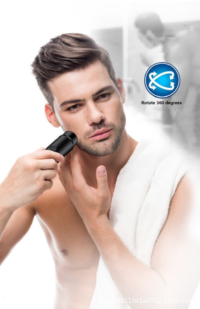 Portable Mini Electric Shaver Razor For Women Men Hair Trimmer Clipper USB Rechargeable Barber Shaving Tool Home Travel Car Use