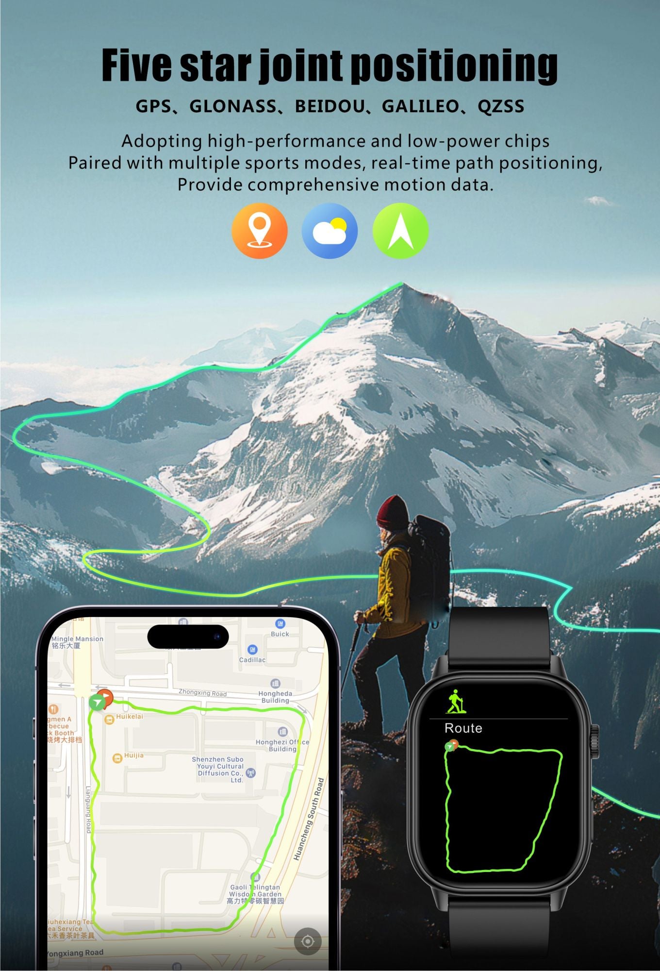 LIGE 2025 Para Android IOS GPS Smart Watch Feminino Tela HD de 2.01" Frequência Cardíaca Chamada Bluetooth Bússola IP68 À Prova D'água Smartwatch Masculino