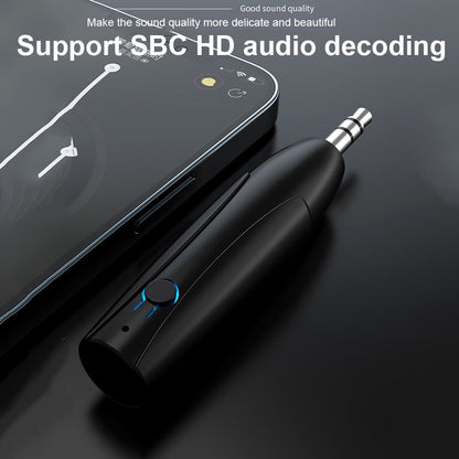 3.5mm AUX Handsfree Stereo Music Audio Adapter BT5.0 Receiver Wireless Mini 3.5 mm Jack For Car kit Headphones Speaker