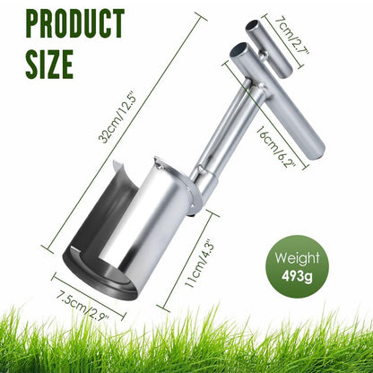 1Pc Seedling Transplanter Stainless Steel Seeds For Plants And Fruit Trees Are Convenient For Transplanting Gardening Tools