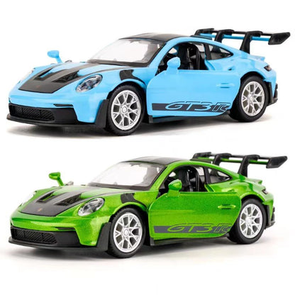 1/36 Porsche 911 GT3 918 Spyder Taycan Carro de Brinquedo de Corrida Modelo RMZ CiTY Metal Fundido Miniatura Coleção Presente Para Meninos Crianças