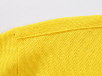 Cotton long sleeved T-shirt shirt polo shirt can print embroidered logo Spring and Autumn men's and women's work clothes