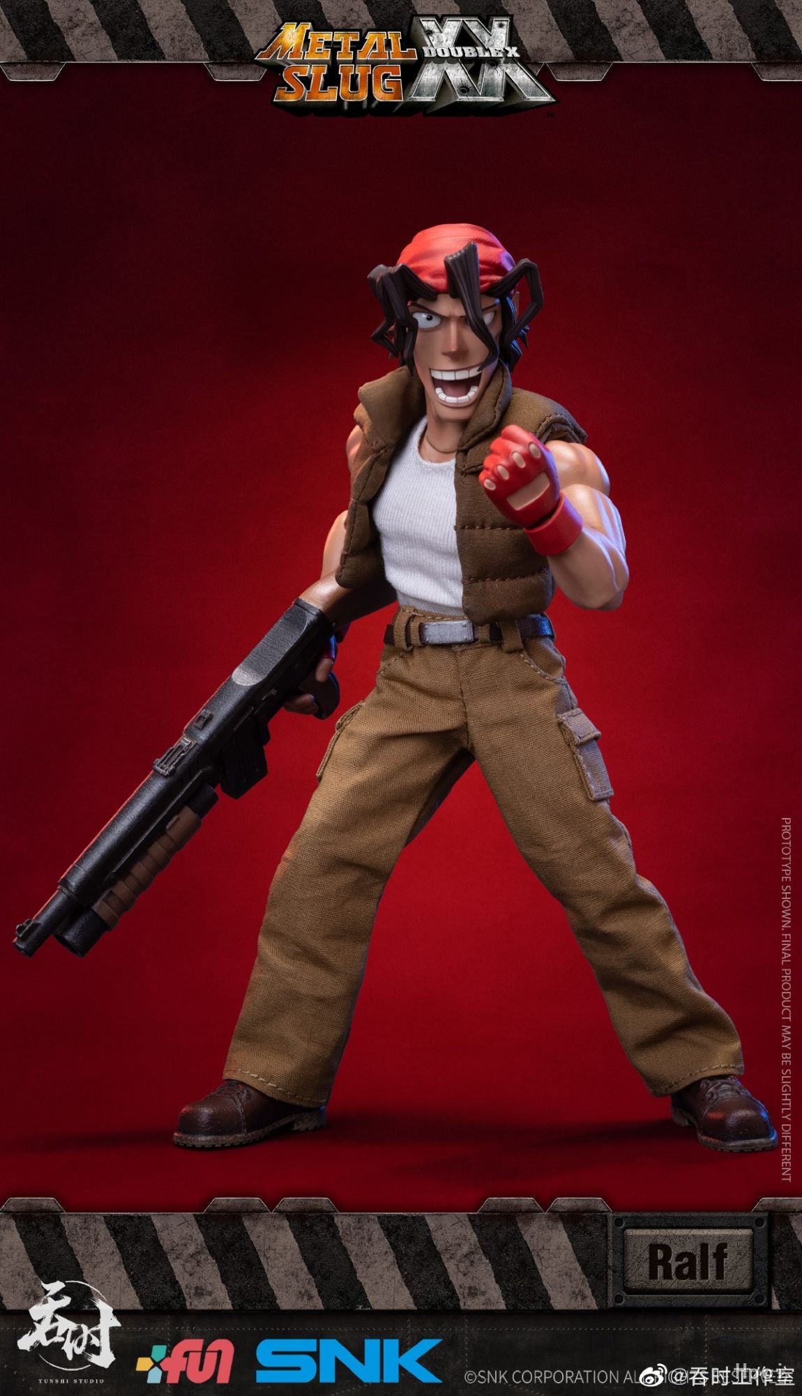 ?Original?Tunshi Studio TS-009 Metal Slug XX Clark Still TS-010 Ralf Jones Coleção de Enfeites 1/12