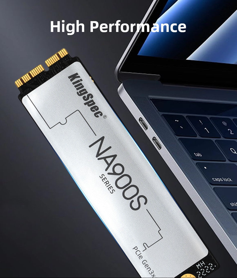 KingSpec SSD M.2 PCIe3.0 256GB 512GB 1TB 2TB M2 PCIe NVME Disco Rígido para Macbook Pro Air