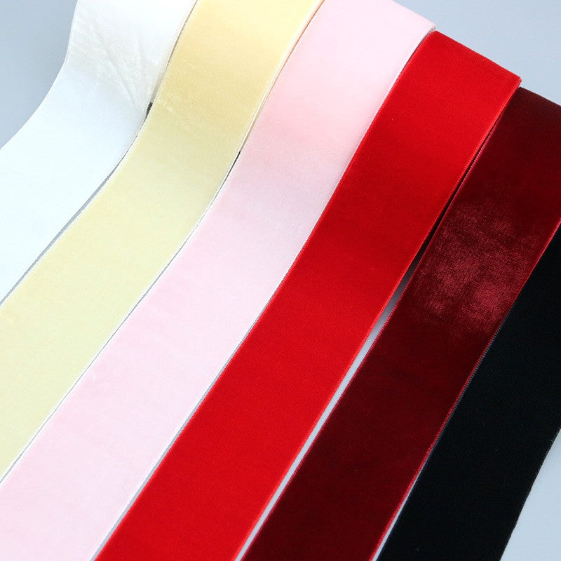 (5 Meters/roll) 40mm Velvet Ribbon Wholesale Gift Wrapping Decoration Christmas Lace Ribbons DIY Holiday Party Decoration