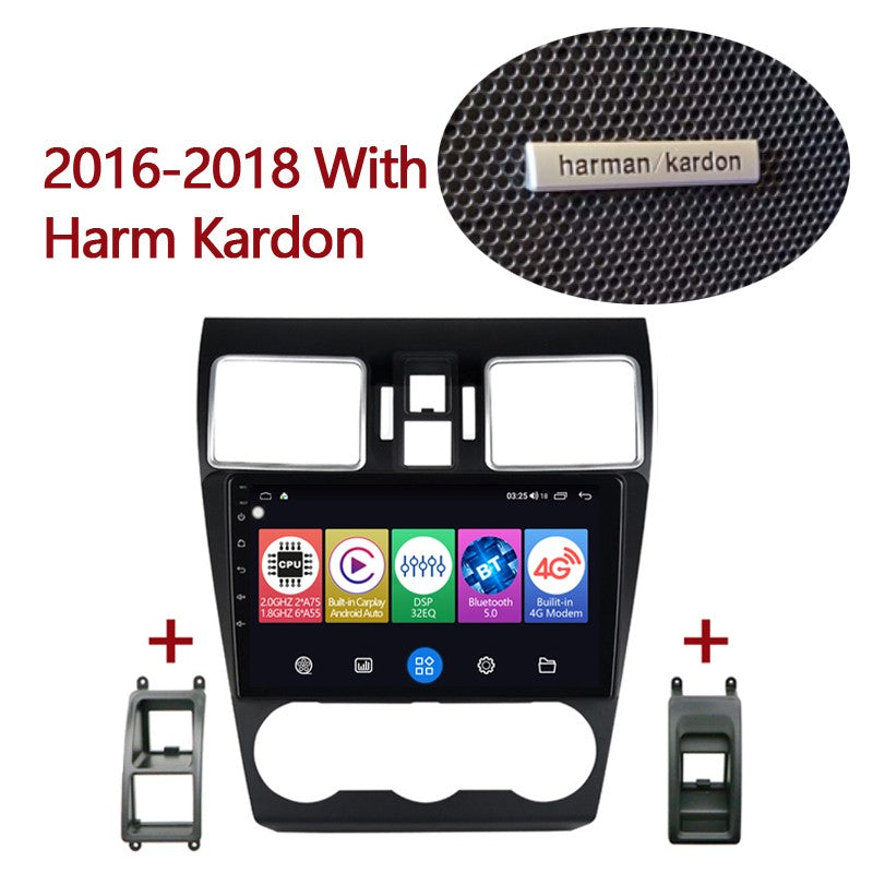Idoing 9"Car Android Radio Vedio GPS Player For Subaru WRX 2016-2021 GPS Navigation Carplay Auto Head Unit Plug And Play No 2Din