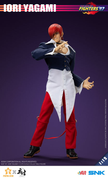 Em Estoque Tunshi Studio SNK 1/12 TS-XXZ-008 King Of Fighters 97 Iori Yagami Conjunto Completo Boneco Colecionável Escala Presente de Natal